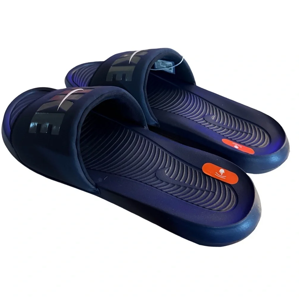 NWT Nike Unisex Mens Victori One Slide Obsidian Grey Size 14
